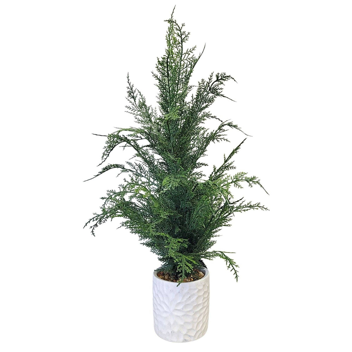 Real Touch Wild Cypress Tree Potted 27"