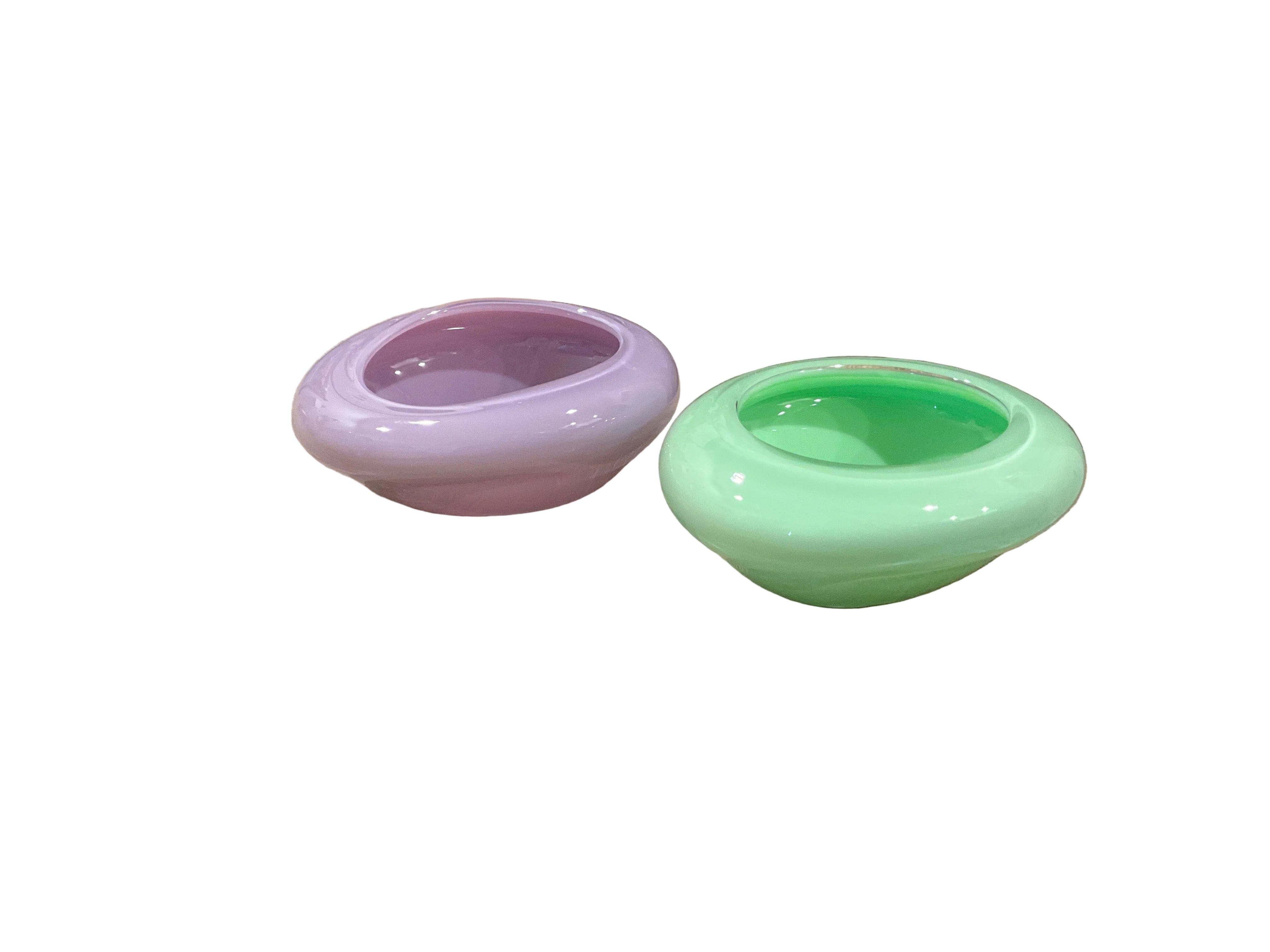 Helle Mardahl  THE DISH PAIR - lavender & green