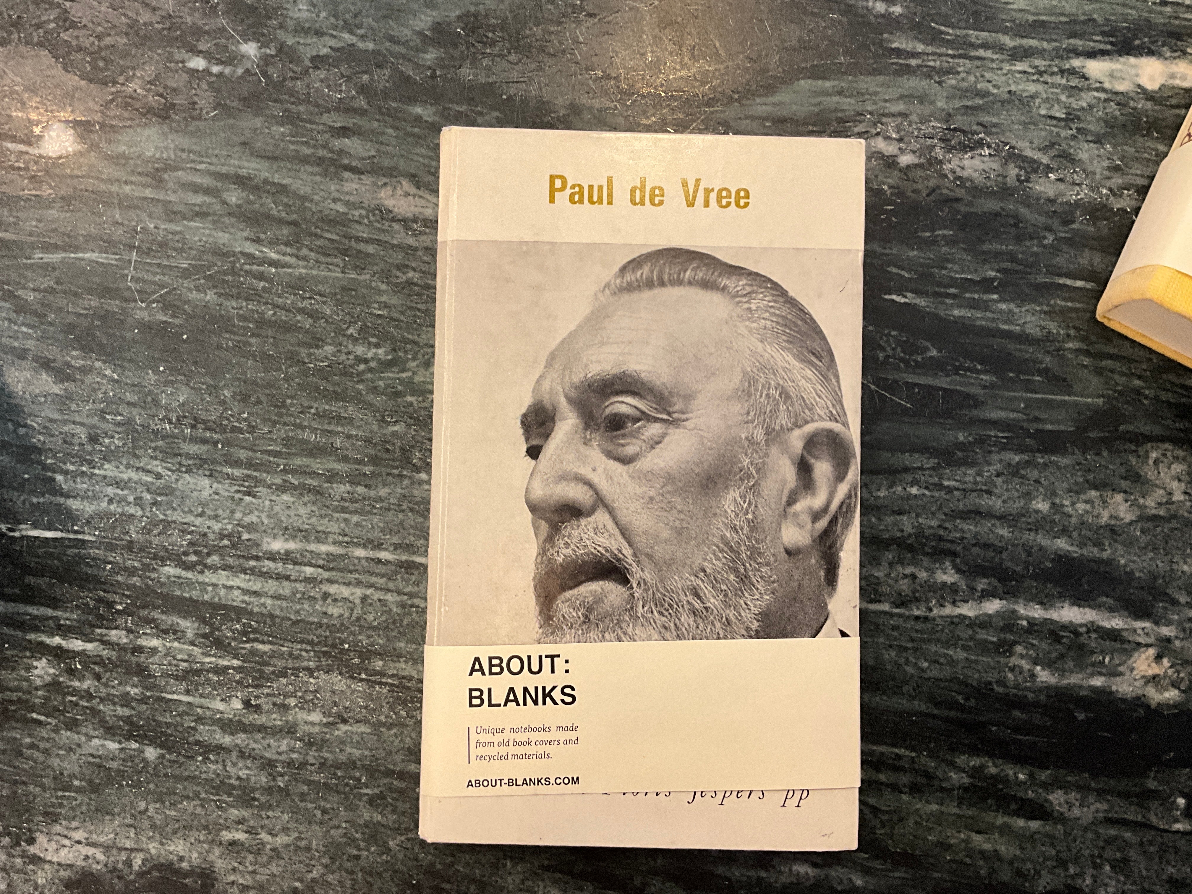 Vintage About Blanks Notebook: Paul de Vree
