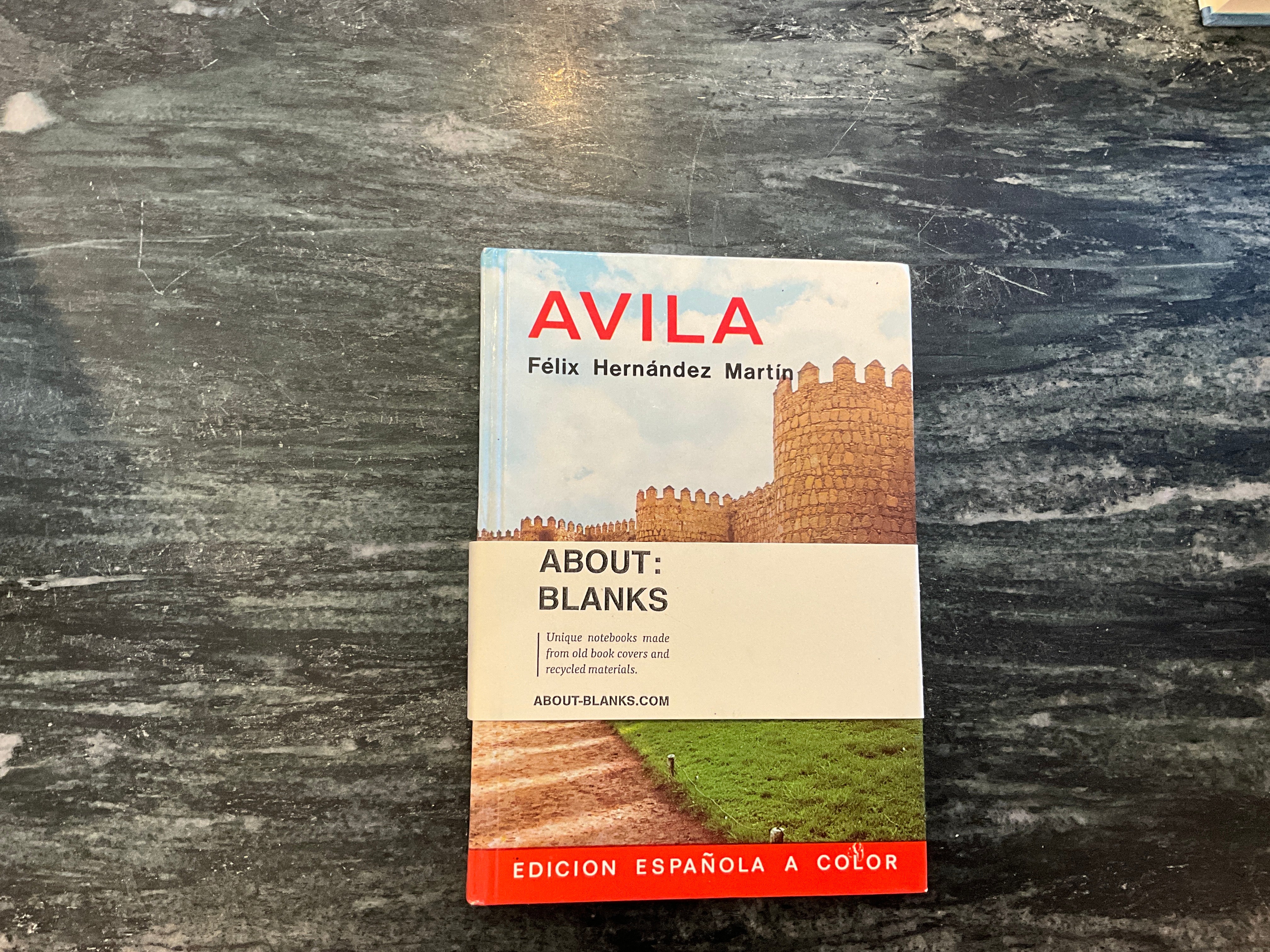 Vintage About Blanks Notebook: Avila