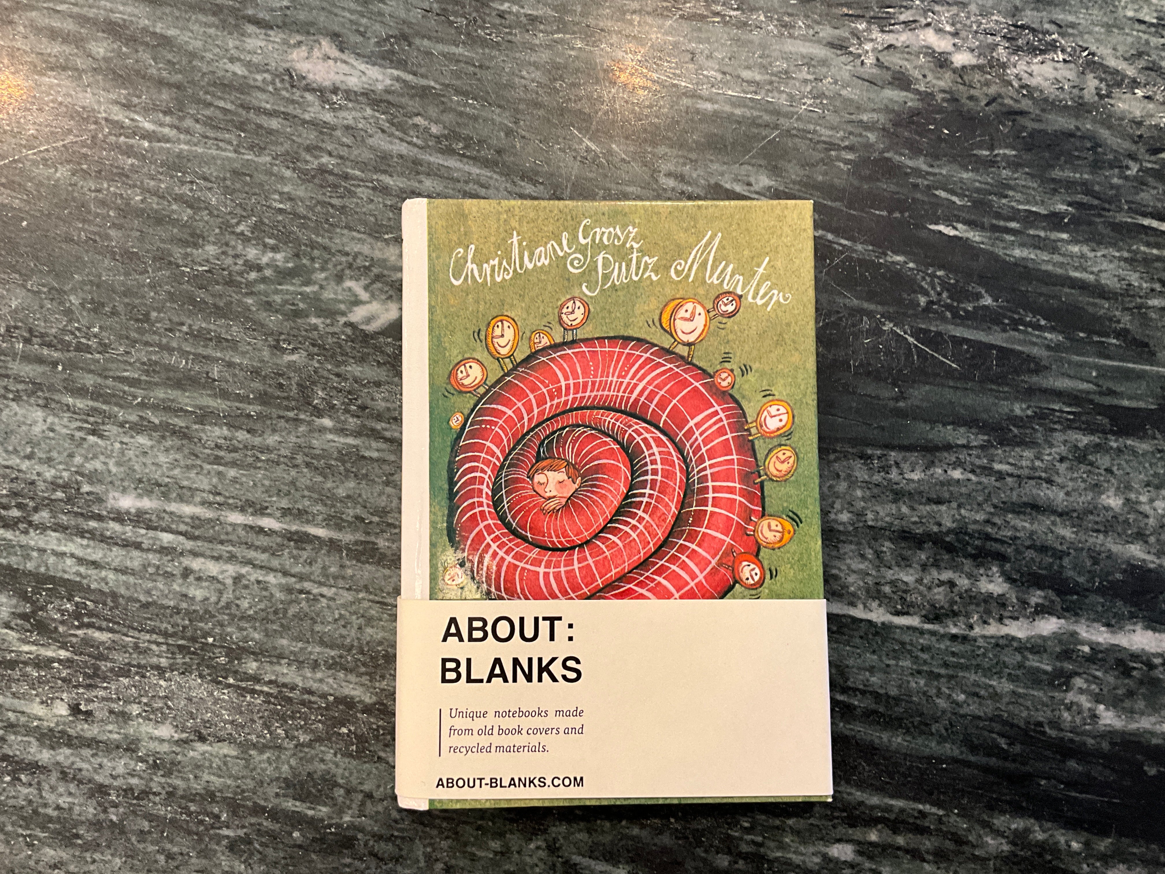 Vintage About Blanks Notebook: Christiane Grosz Putz Munter
