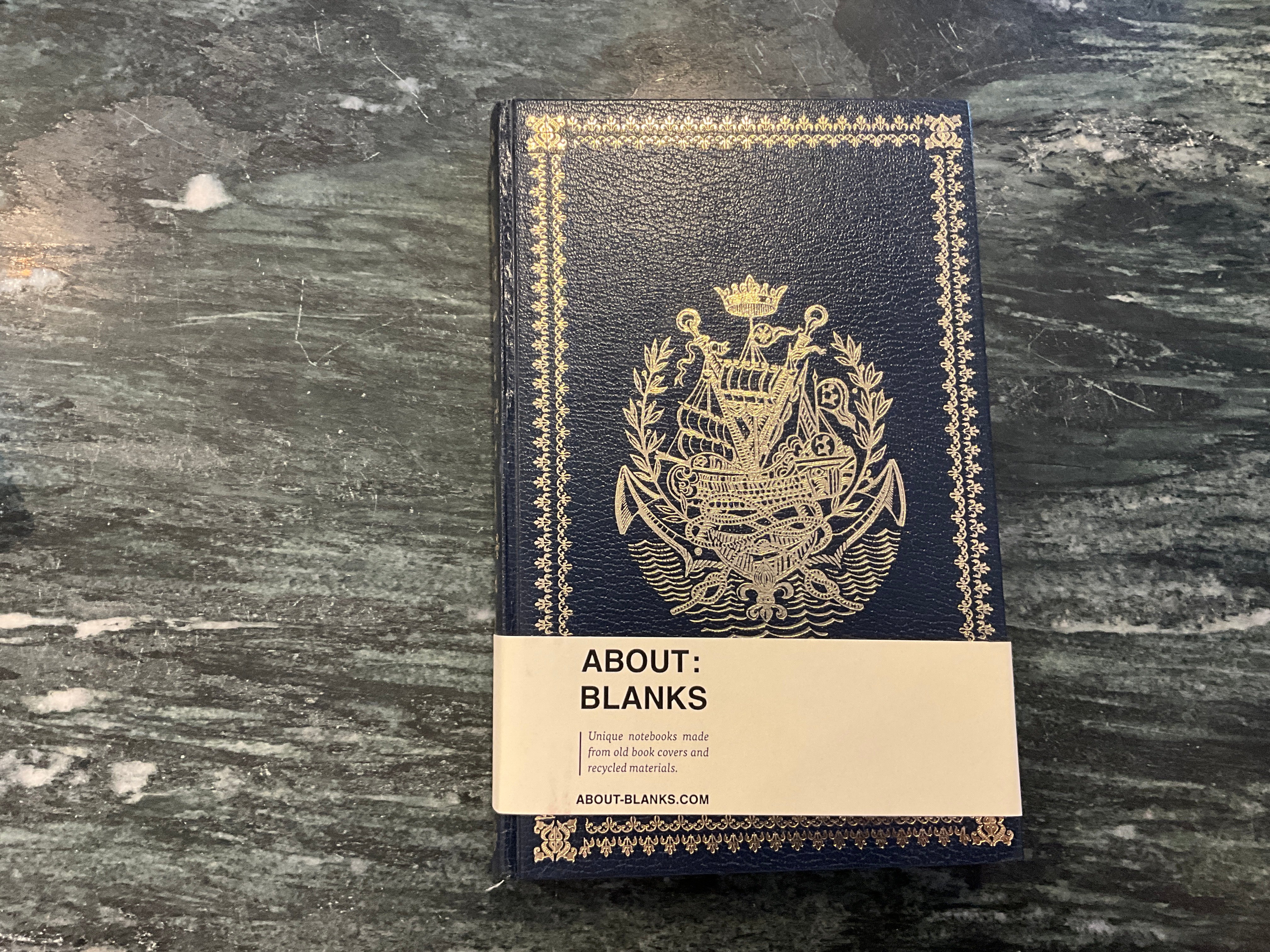 Vintage About Blanks Notebook: Voyage Autour Du Monde