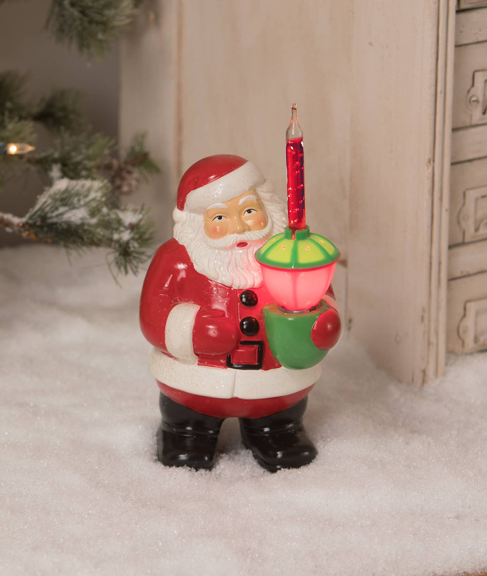 Bubble Light Santa