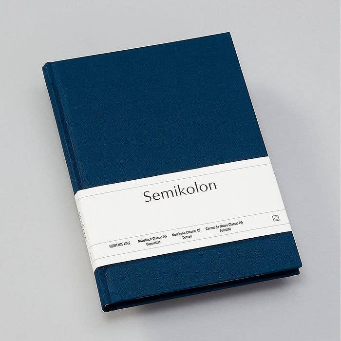 Heritage Line - Notebook Classic: Azzurro / Medium / Ruled