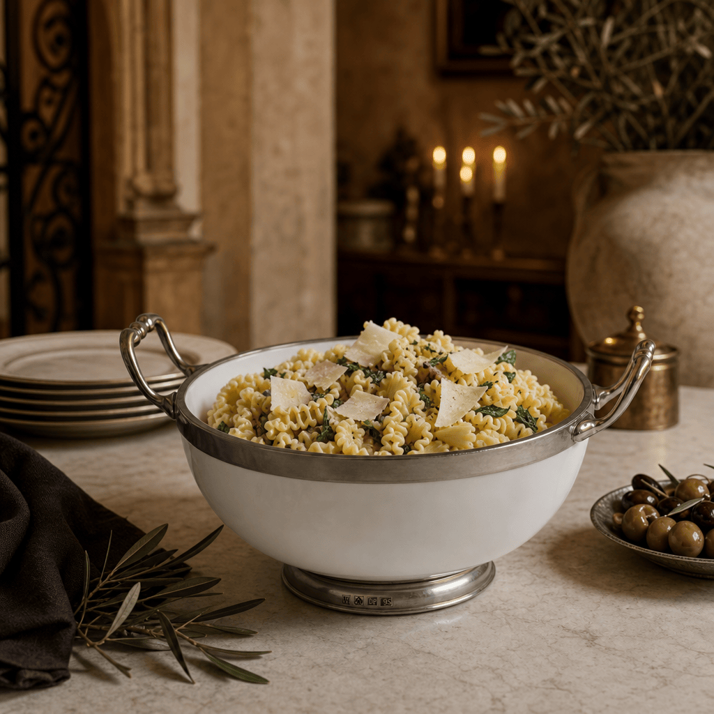 Serving Bowl Porcelain with Handles