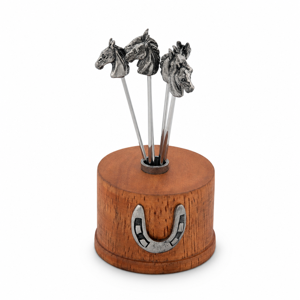 Equestrian Cheese Pick Set