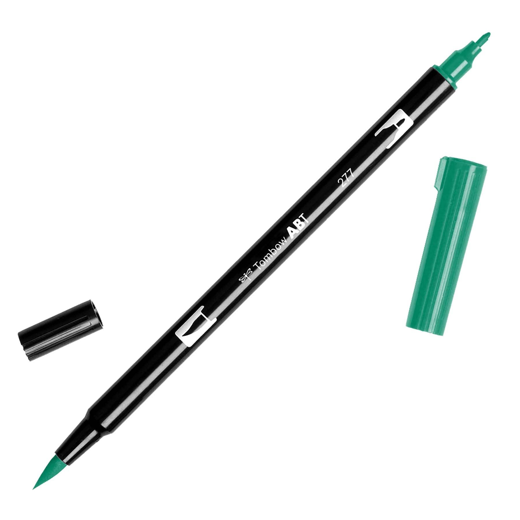 Dual Brush Pen Art Markers - Open Stock: 277 Dark Green - SKU# 56532