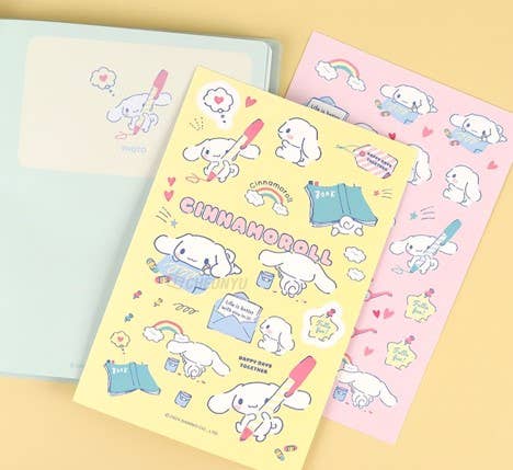 Cinnamoroll Cute Diary Deco Bag Set/ Sanrio/ gift set