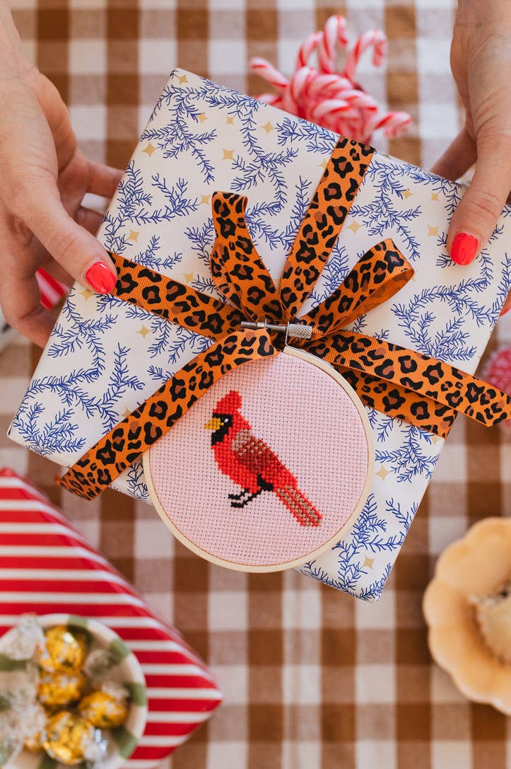 Cardinal Cross Stitch Kit for Beginners