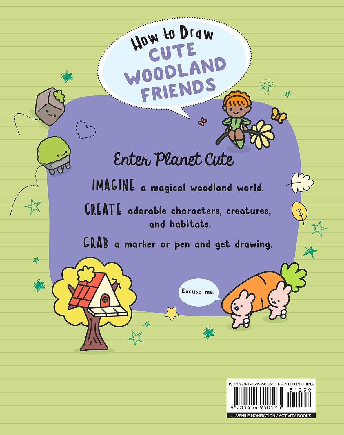 How to Draw Cute Woodland Friends: Trade Paperback