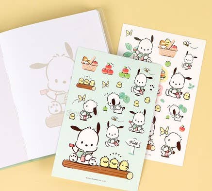 Pochacco Cute Diary Deco Bag Set/ Sanrio/ gift set