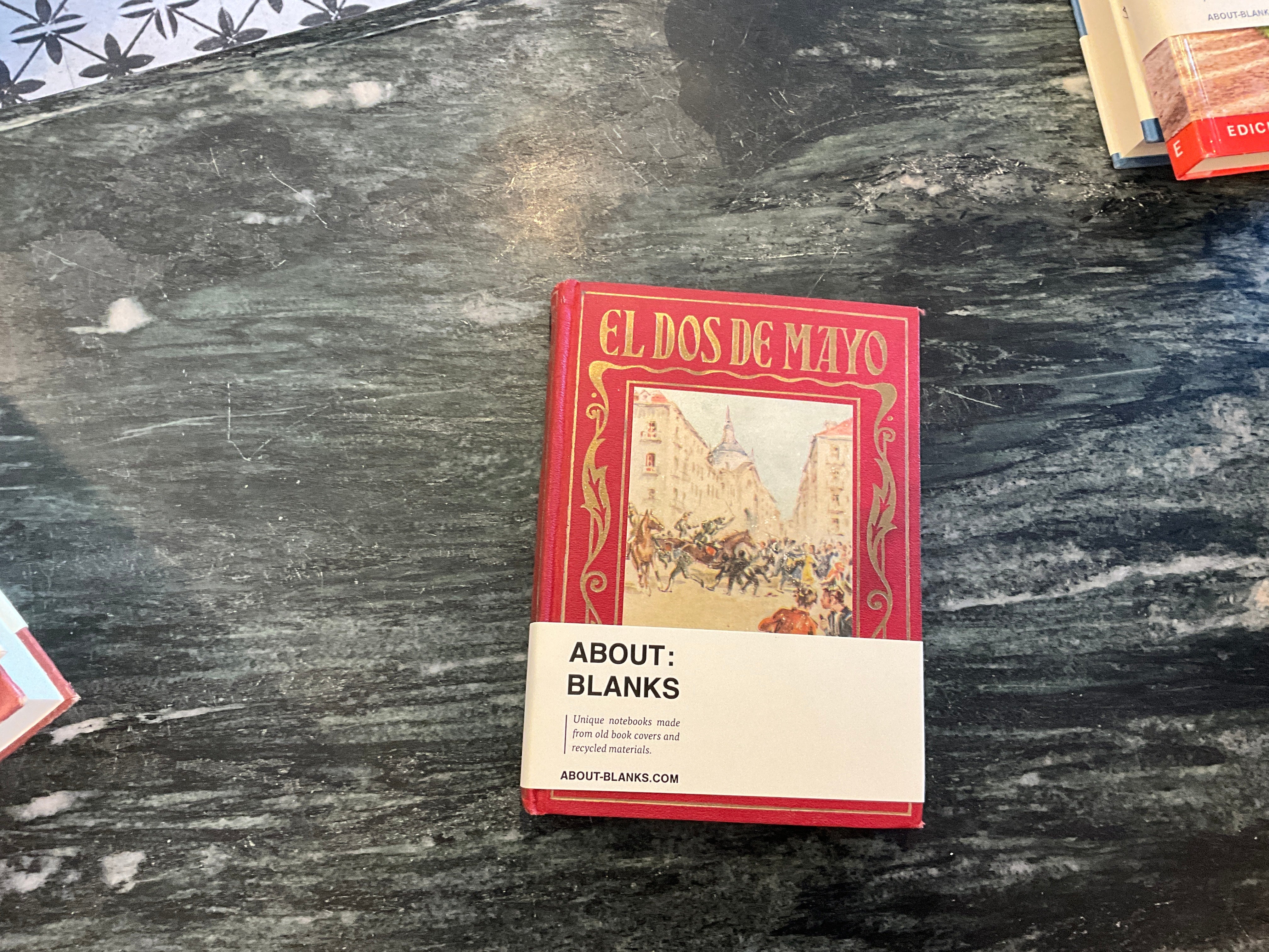 Vintage About Blanks Notebook: El Dos de Mayo