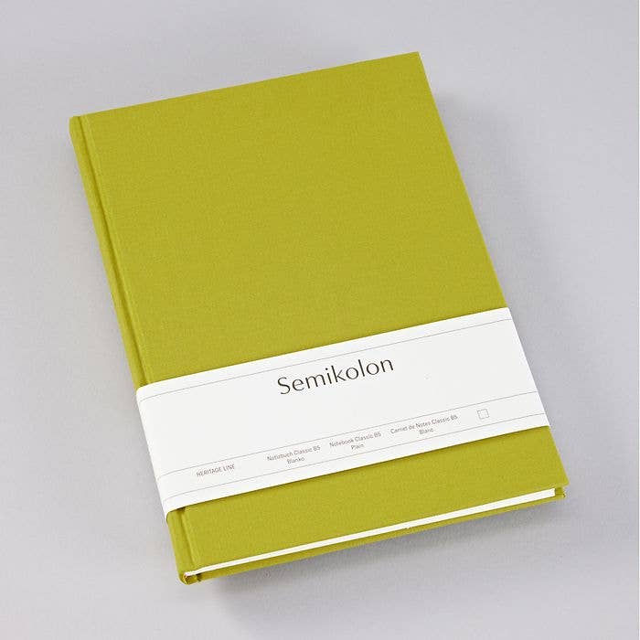 Heritage Line - Notebook Classic: Plain / B5 / Matcha