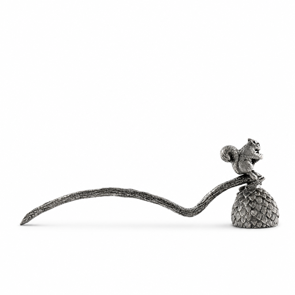 Pewter Squirrel Candle Snuffer