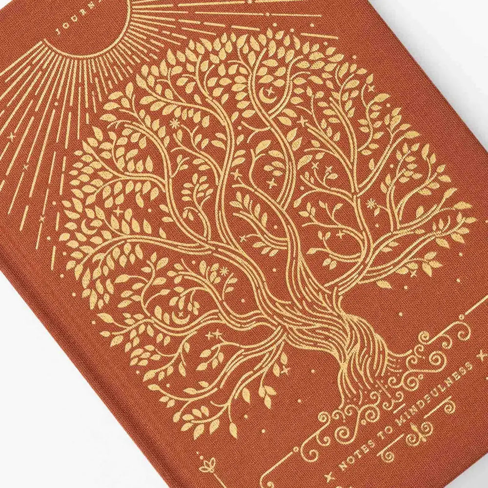 Notes to Mindfulness Journal Sunset Orange