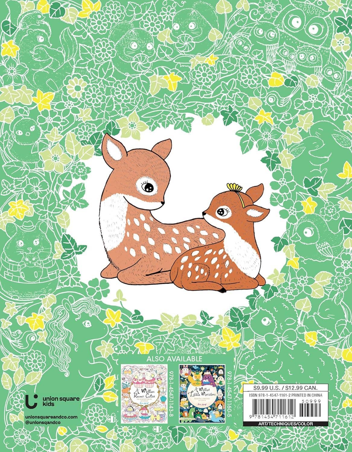 A Million Baby Animals Coloring Book by Lulu Mayo