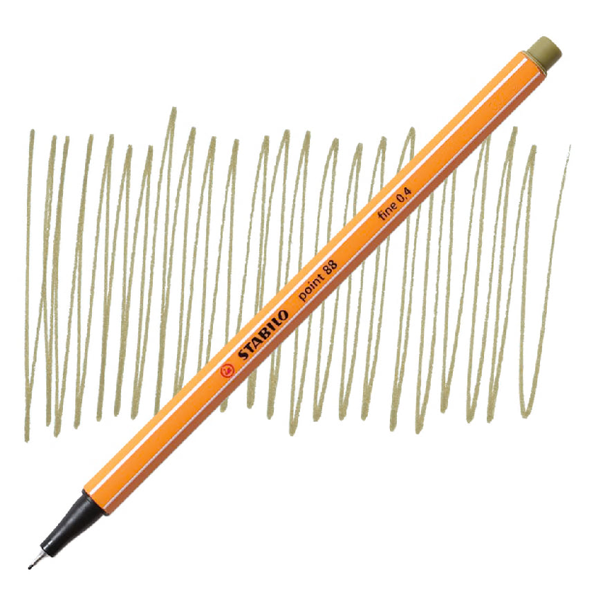 STABILO Point 88 Fineliner - Mud Green 37