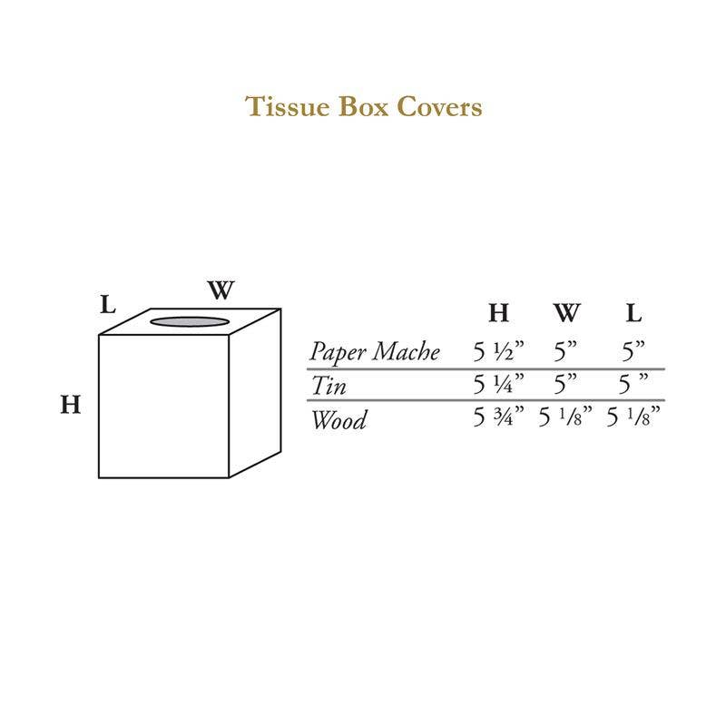 Fox Mask Tissue Box Cover: Paper Mache