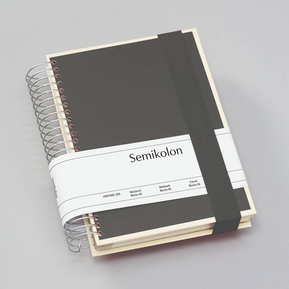 Heritage Line - Spiral Notebook Mucho: Orange / Medium