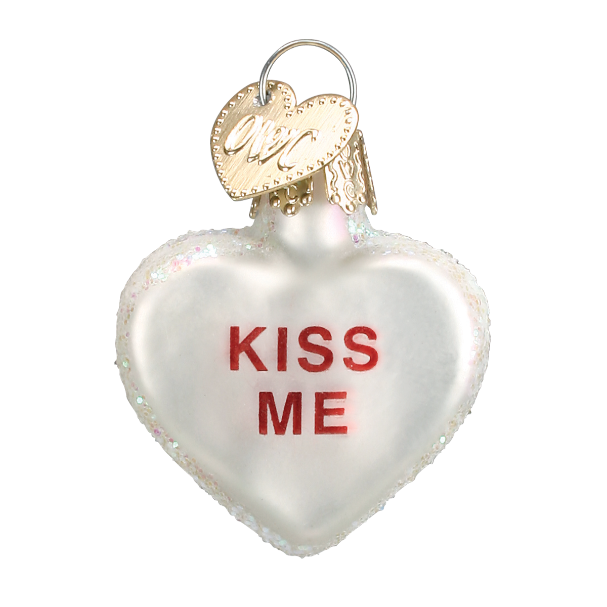 Conversation Heart Ornament - set of 12