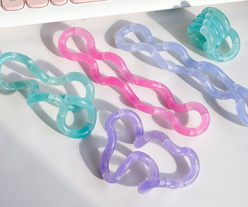 Wave Fidget Sensory Color Change Bend, Twist & Connect