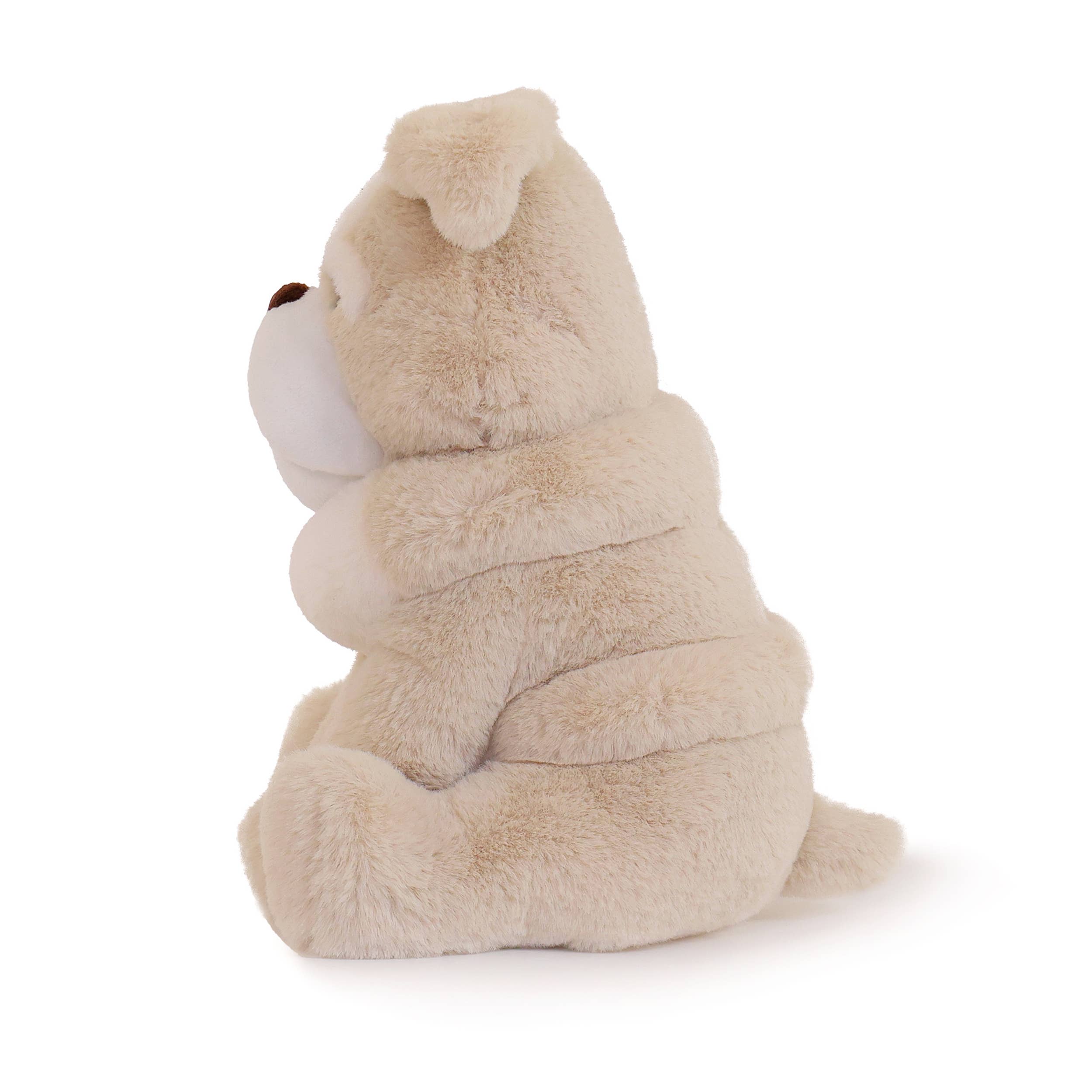 Boris Bulldog Soft Toy (Angora) 10"/ 26cm