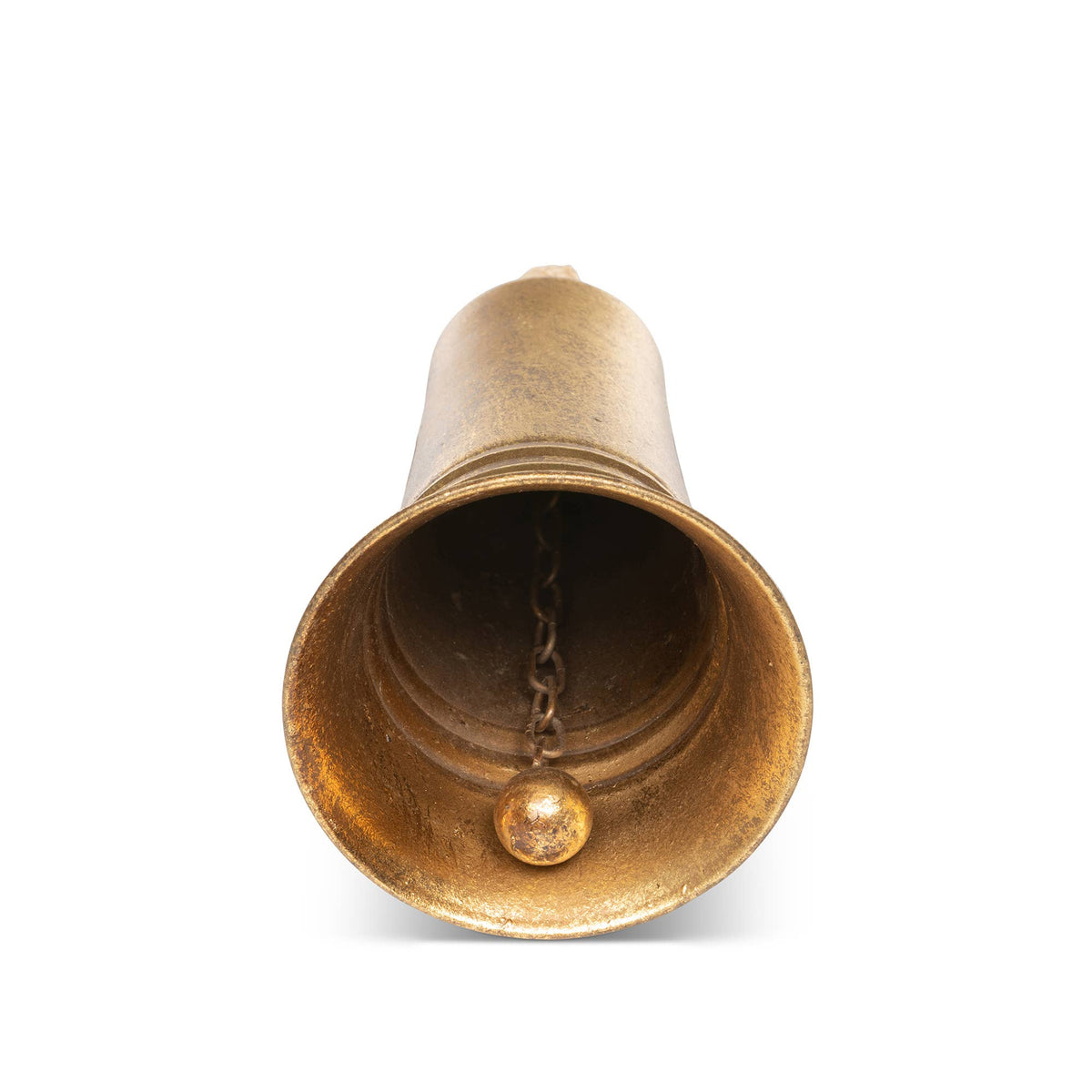 Carillon Antique Gold  Metal Bell, 8"