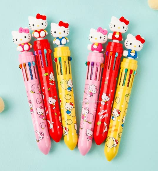 Hello Kitty Figure Mini 10-Color Pen