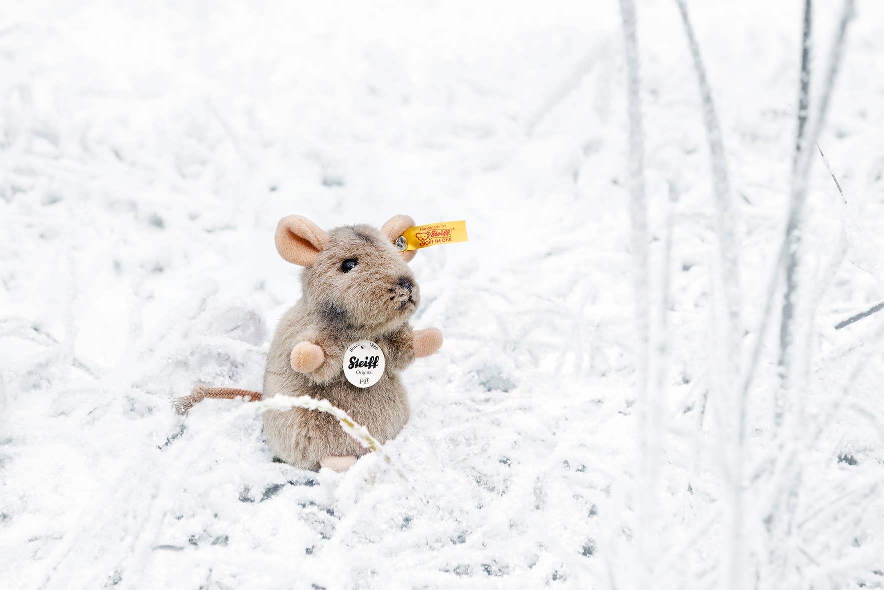 Piff Mouse Plush Toy, 4 Inches