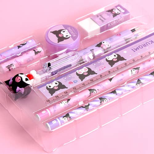 Sanrio Cinnamoroll Pencil, Pen School Office Stationery Set: Hello Kitty