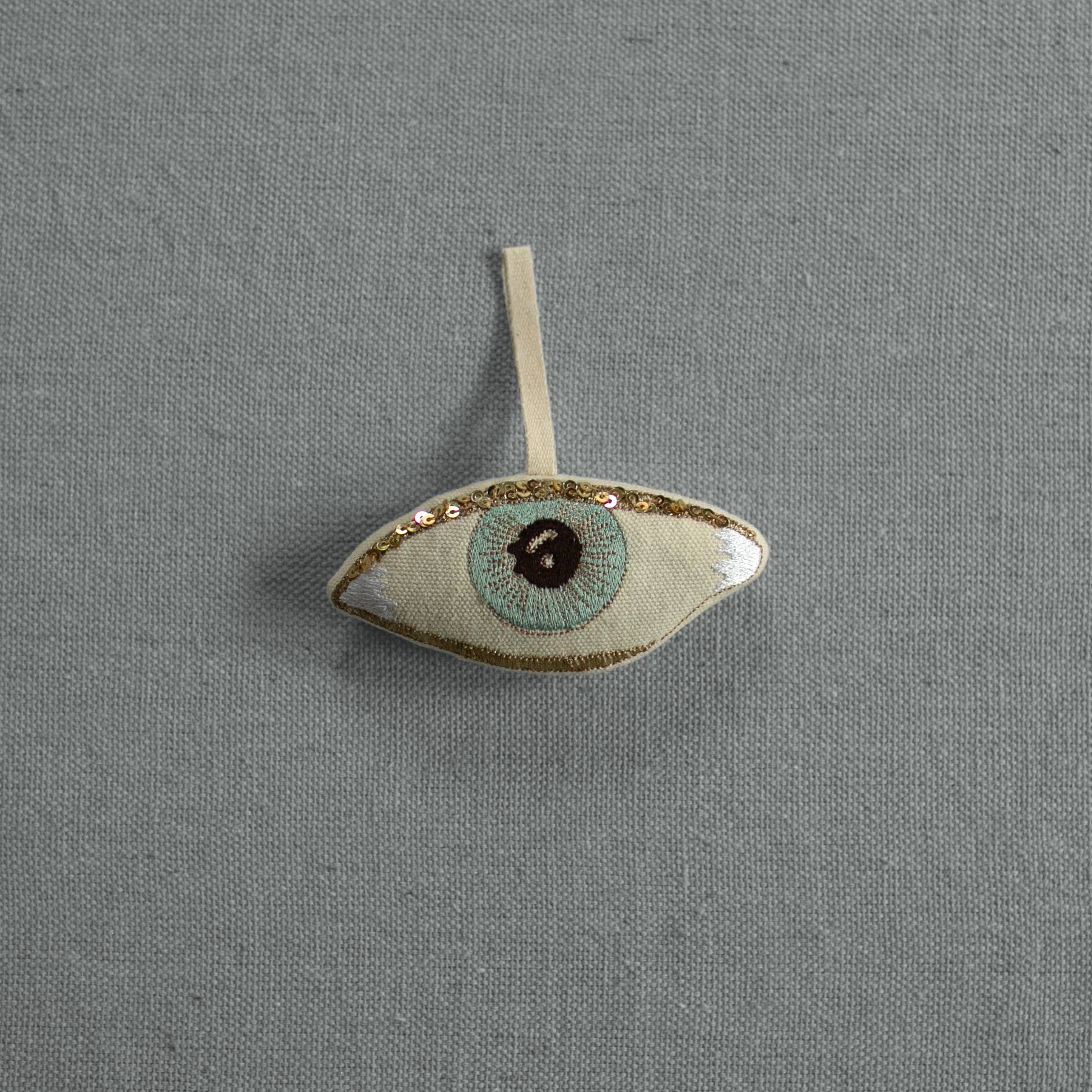 Evil Eye, Cotton & Lavender stuffed Ornament, Token