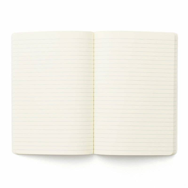 Soft PP Notebook Ruled / A5: Green