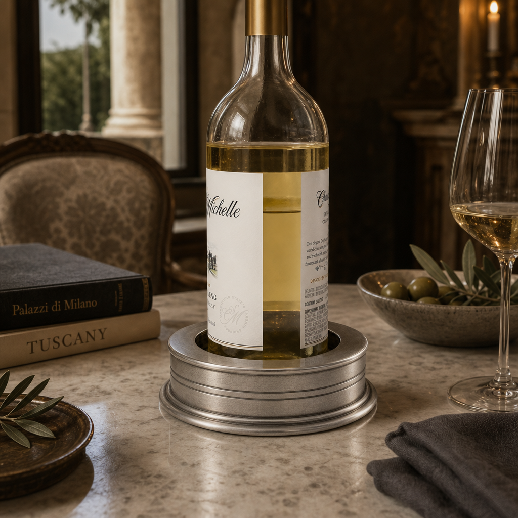 Classic Pewter Wine Coaster