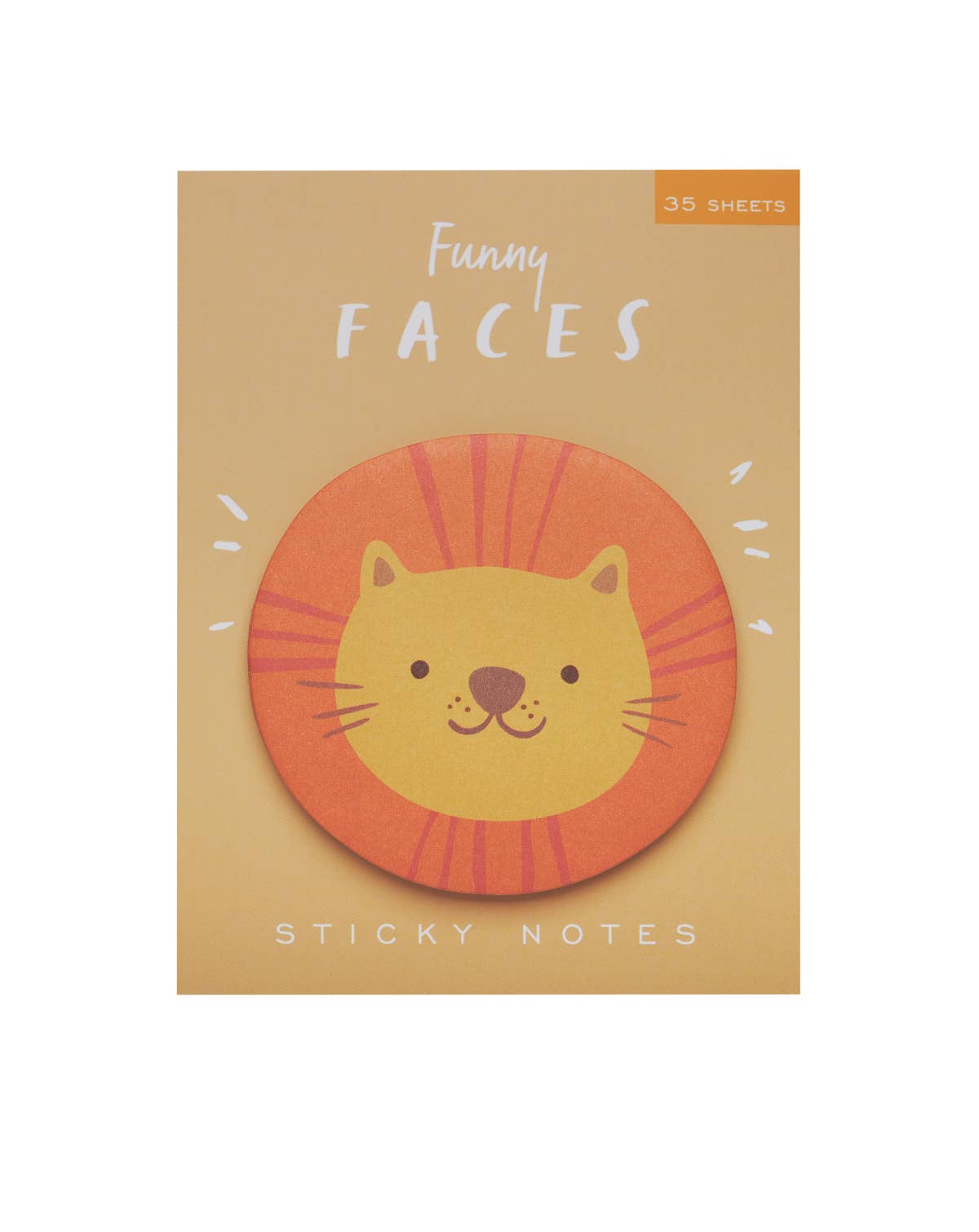Lion Funny Faces Sticky Notes