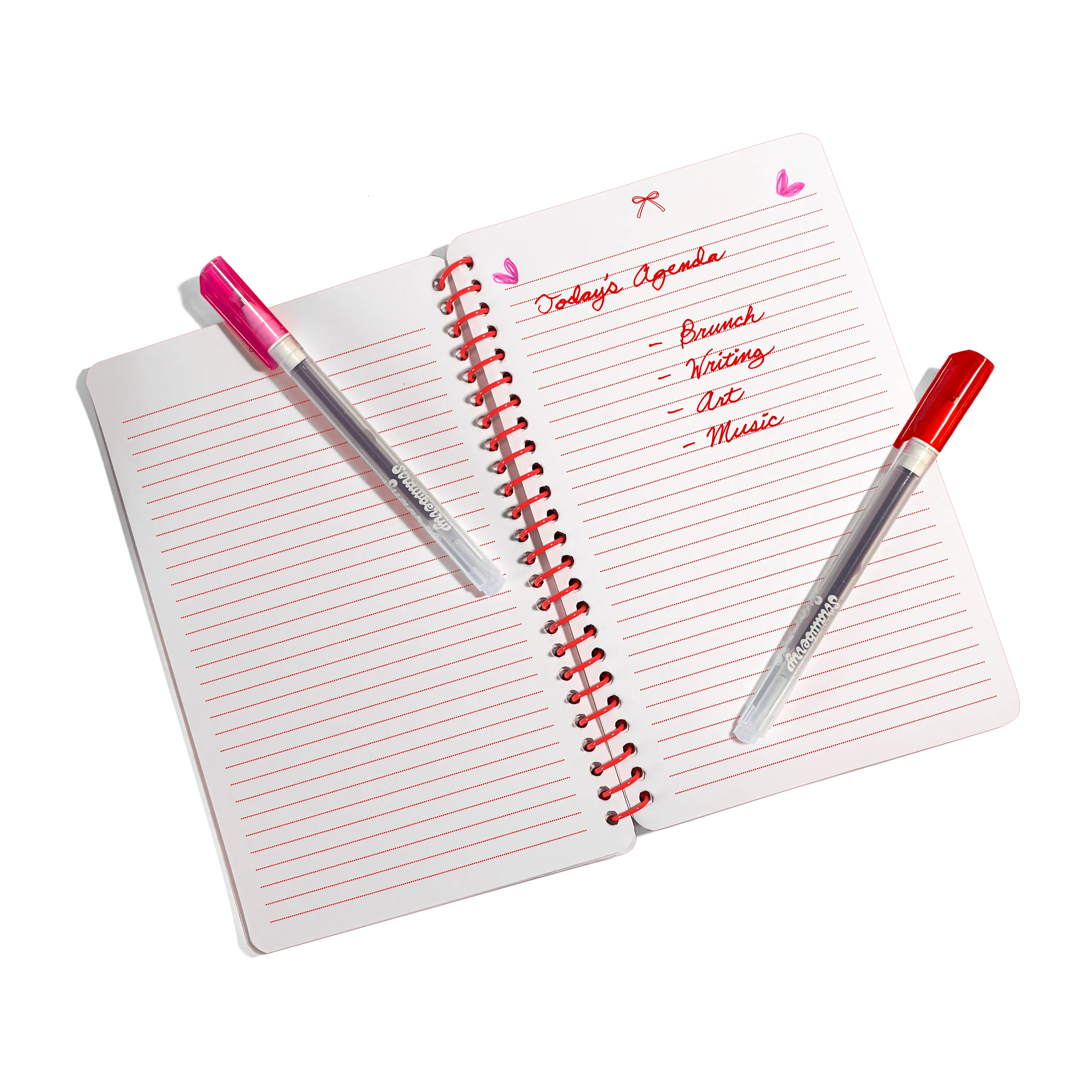 Strawberry Sugar: Scented Gel Pen & Highlighter Writing Kit