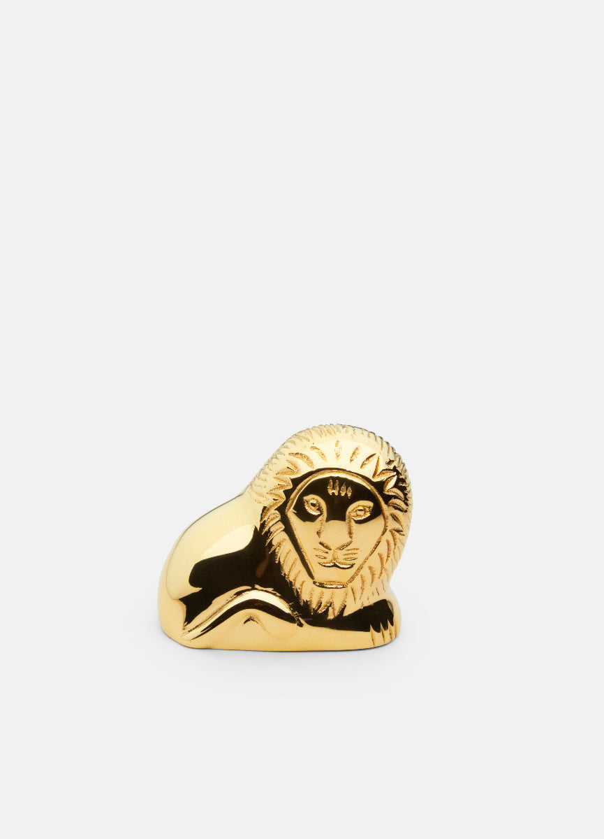 Skultuna x Lisa Larson - Resting Lion - Brass