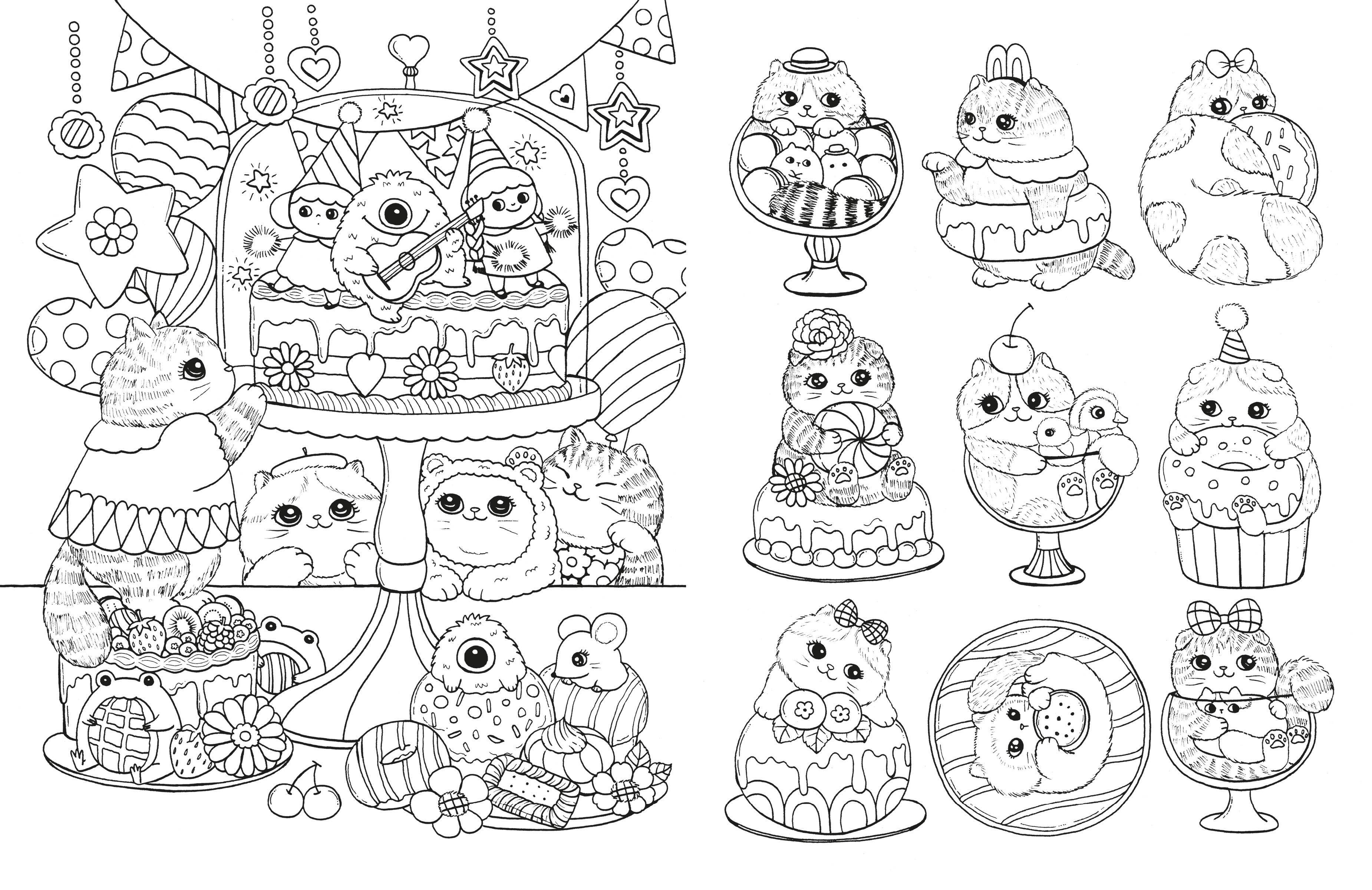 A Million Kittens: Adorable Felines to Color