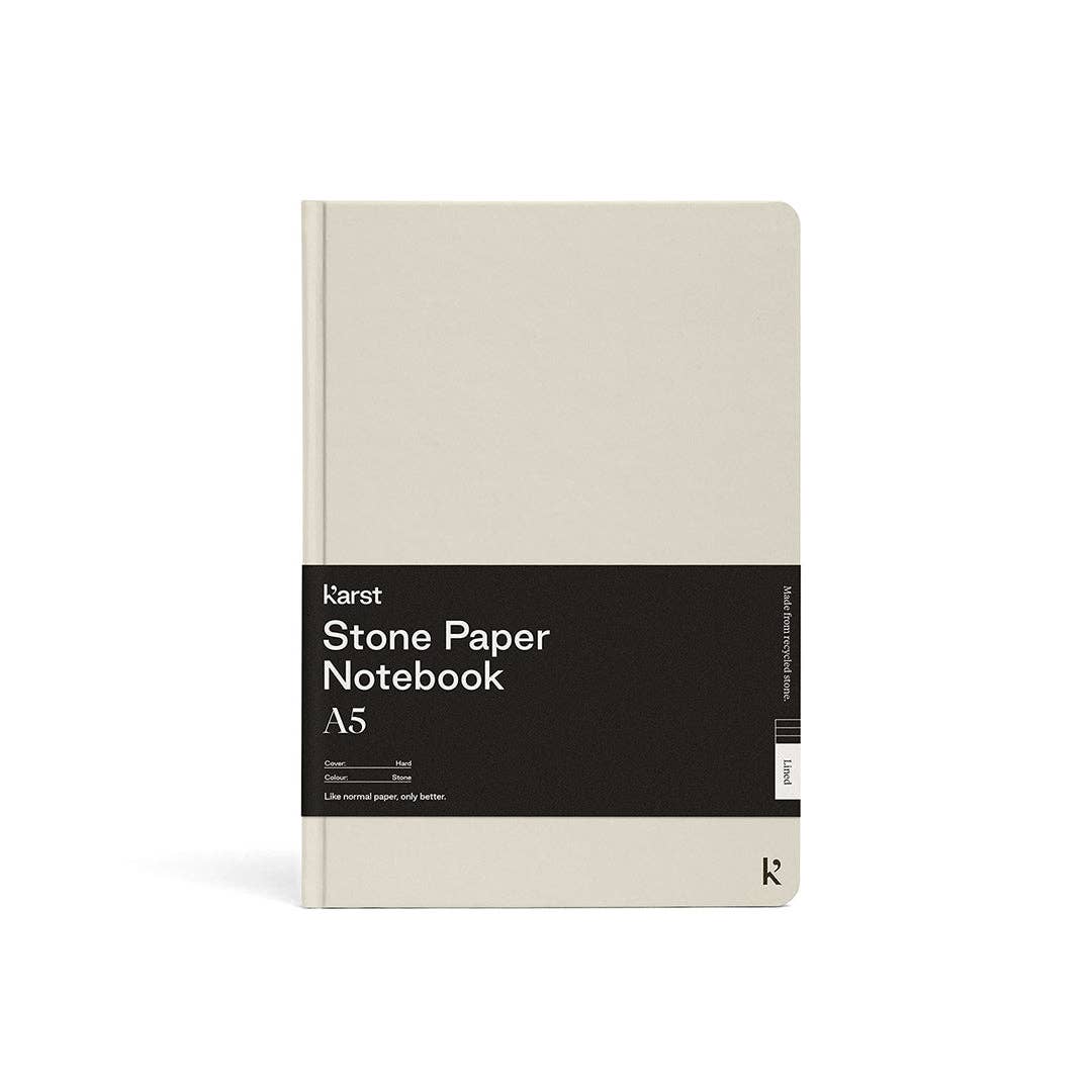 Karst - A5 Hardcover Notebook - Lined: Bolt Blue