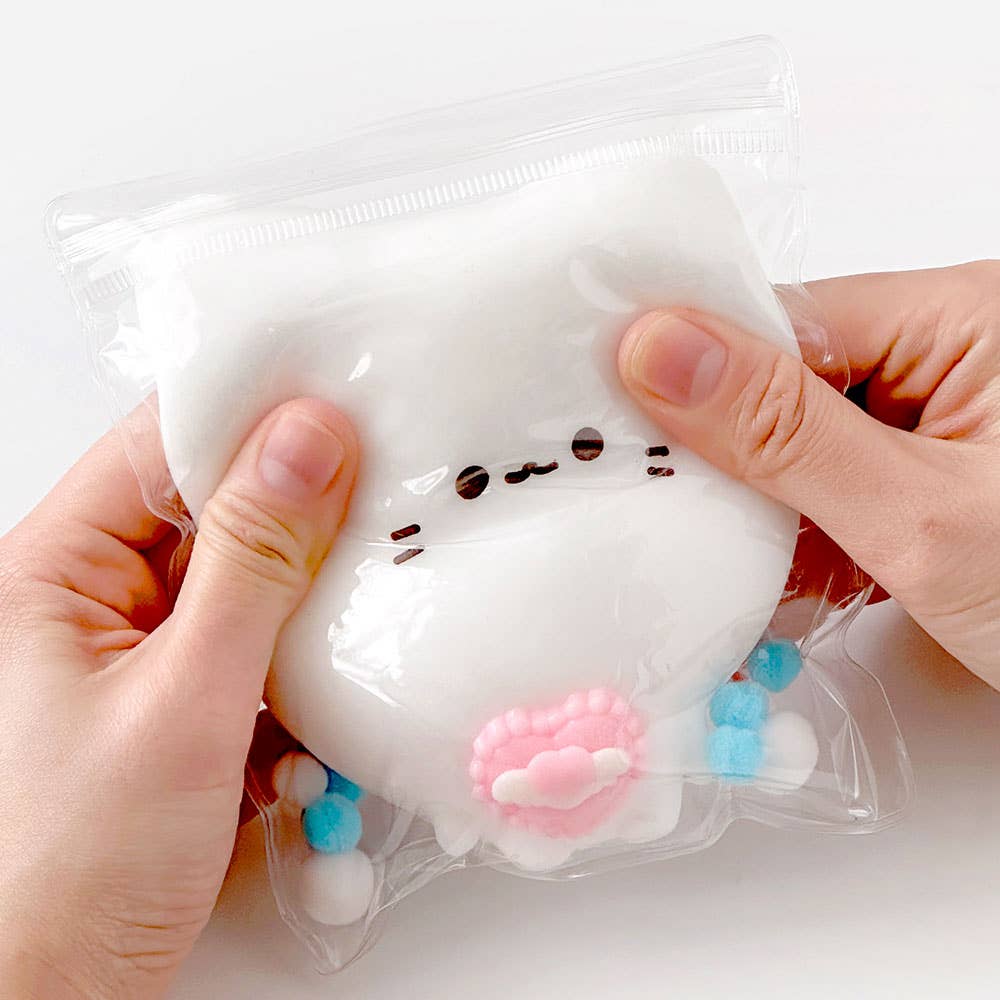 Pocket Cat Mochi Squishy – Soft Sensory Stress Toy