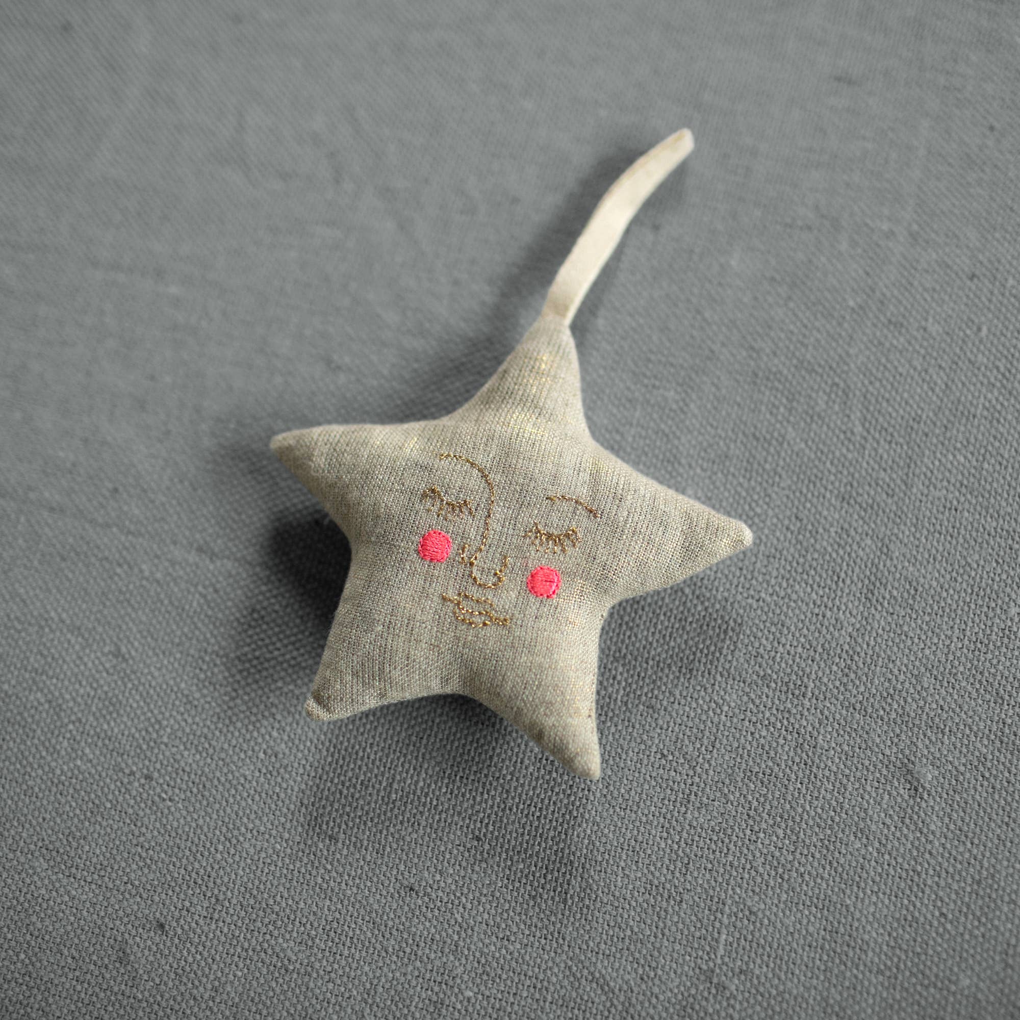 Handsome Star - Cotton & Lavender filled Ornament, Scented