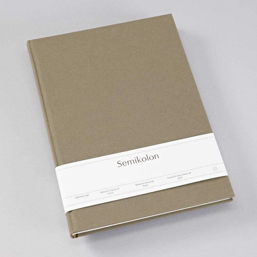 Notebook Classic A4: Green / Ruled