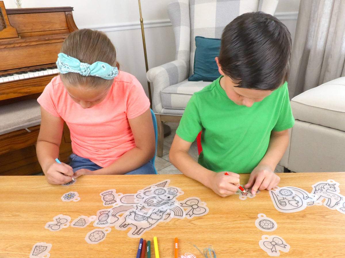 Shrink Art Jewelry Kit - Unicorns and Rainbows
