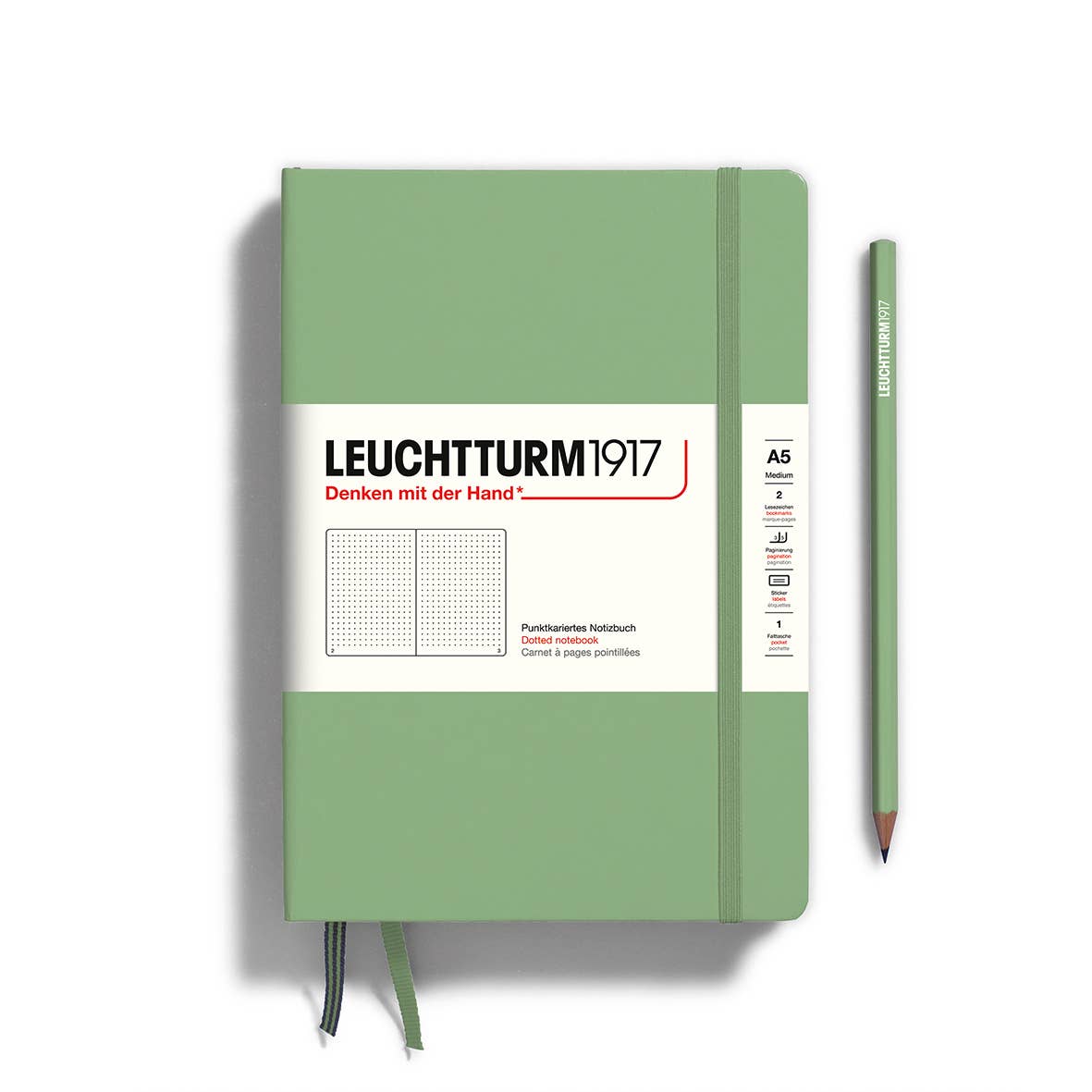Notebooks - Medium (A5): Lilac / Hardcover / Plain
