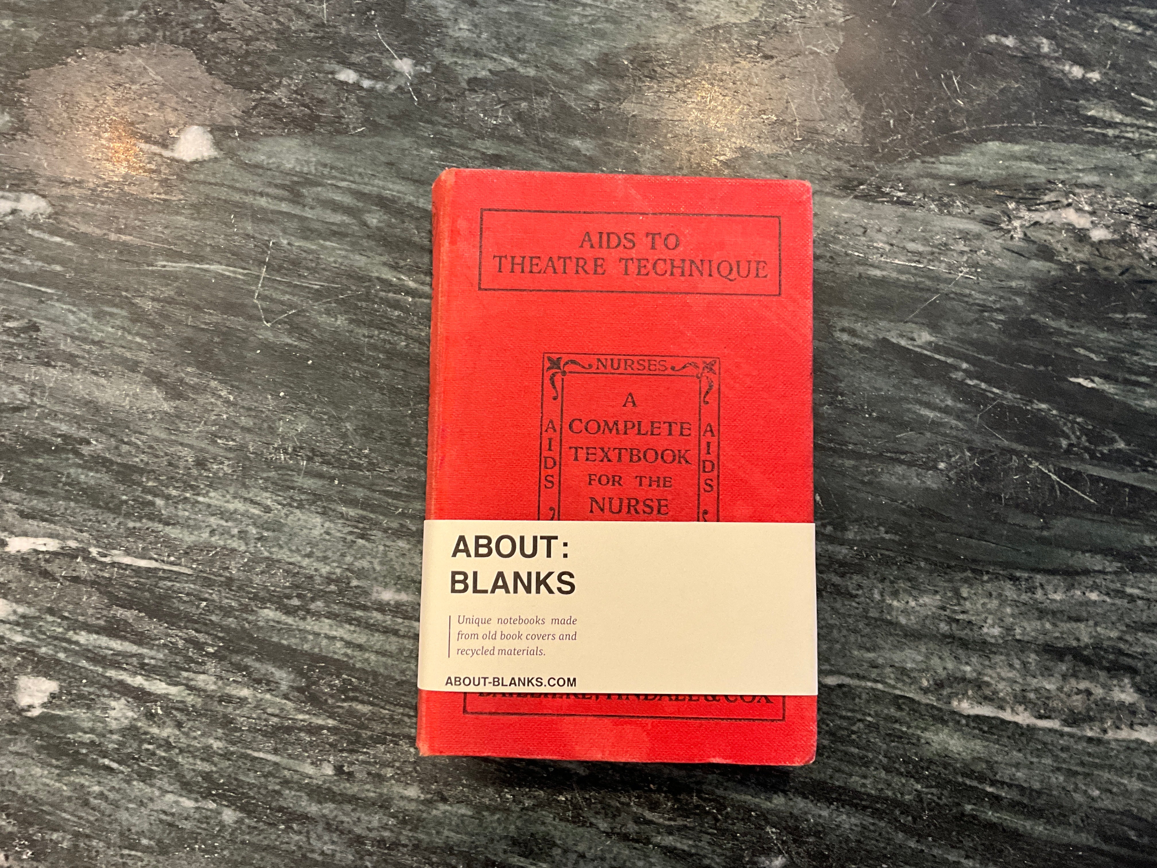 Vintage About Blanks Notebook: Aids to Theatre Technique- Textbook for the Nurse