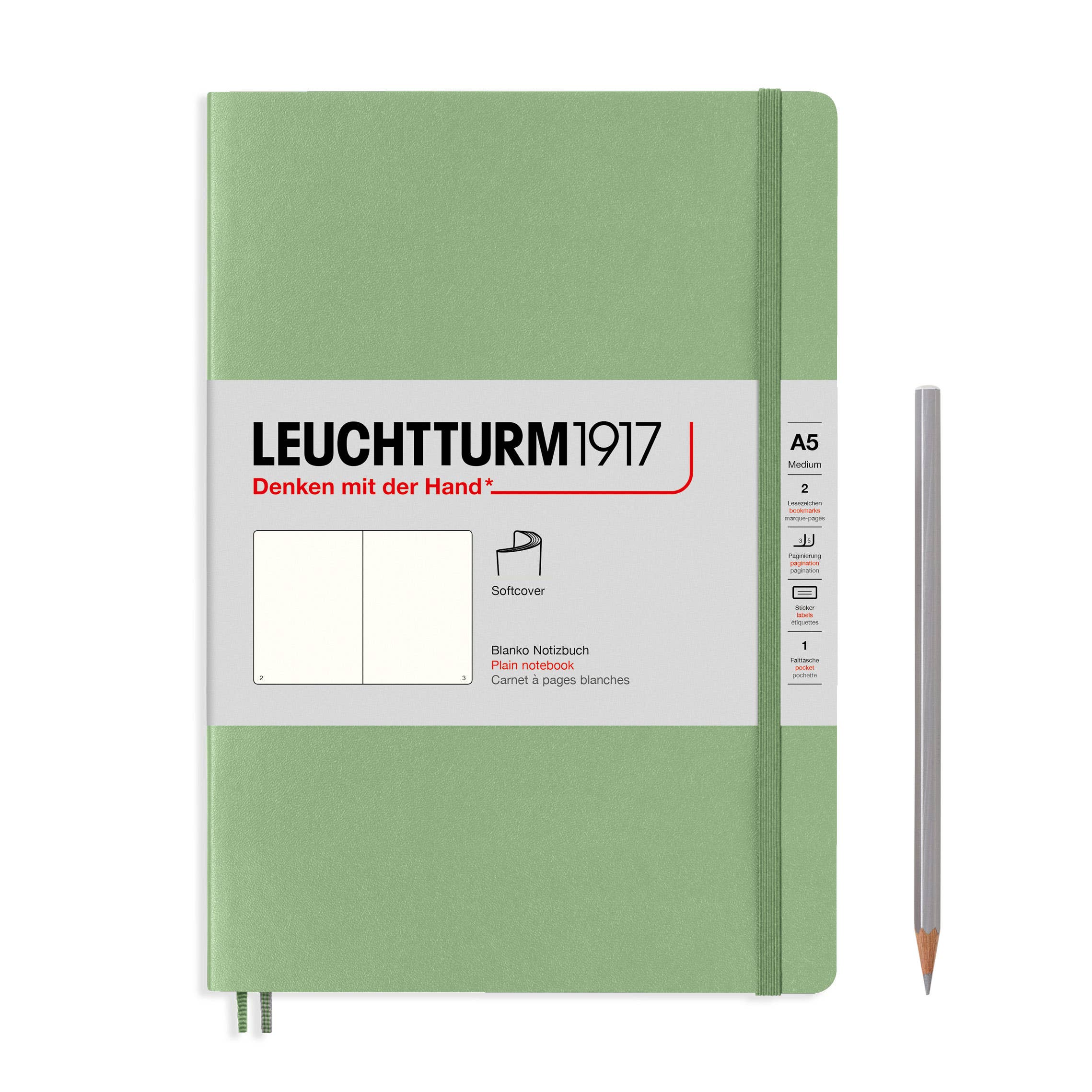 Notebooks - Medium (A5): Lilac / Hardcover / Plain