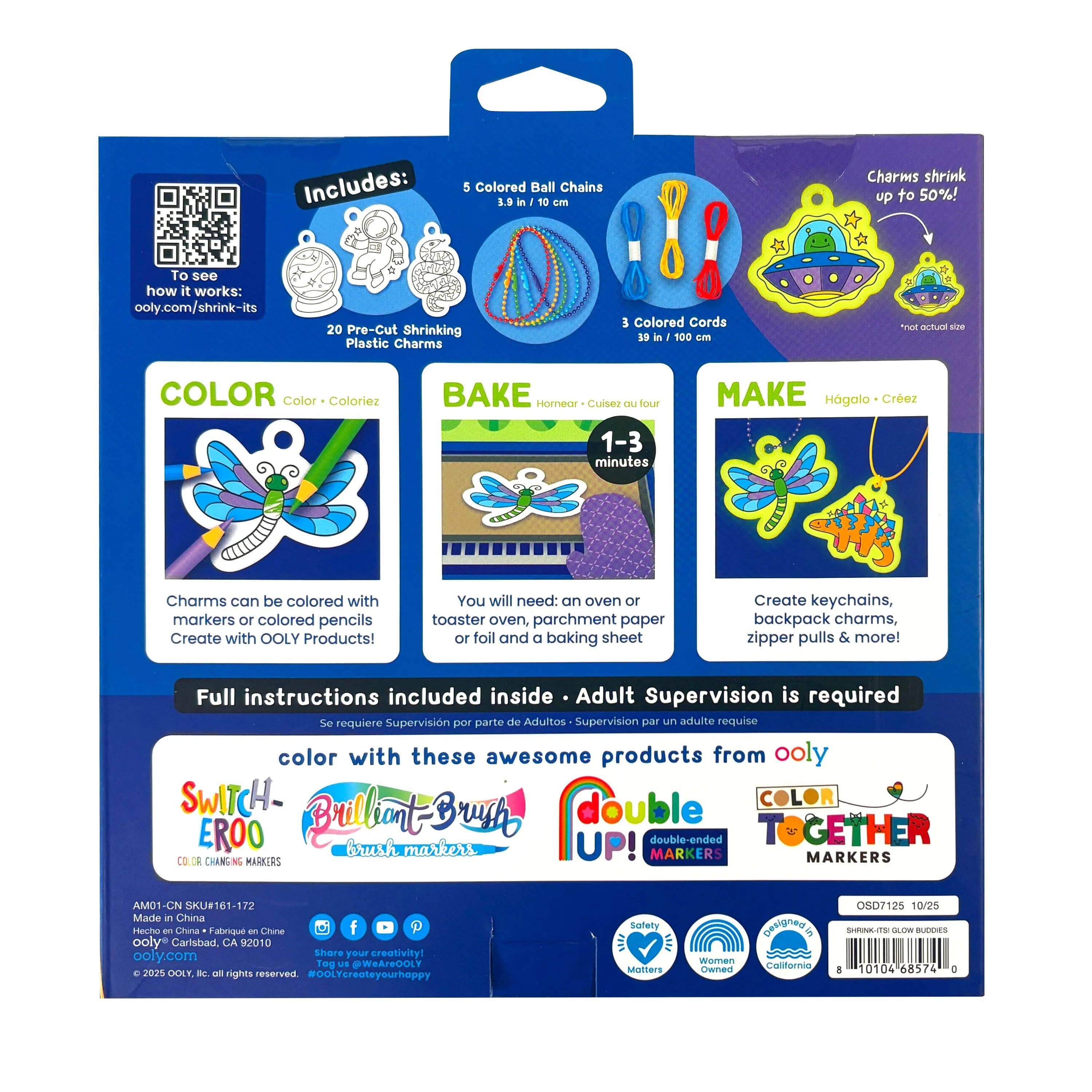 Shrink-Its! DIY Shrink Art Kit - Glow Buddies