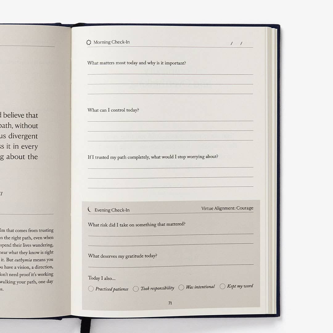 The Stoic Journal | 2-in-1 Philosophy Book & Journal