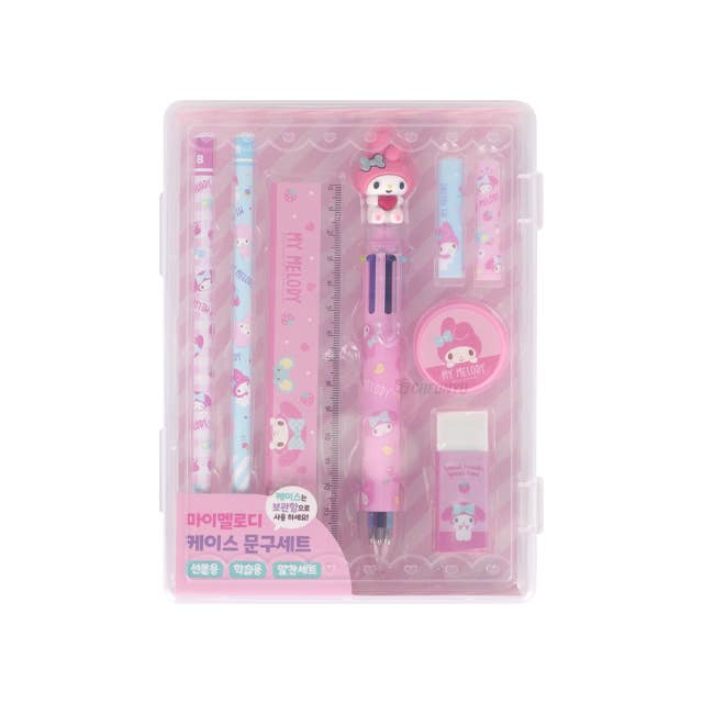 Sanrio Cinnamoroll Pencil, Pen School Office Stationery Set: Cinnamoroll