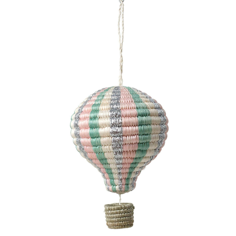 Pastel Hot Air Balloon Ornament