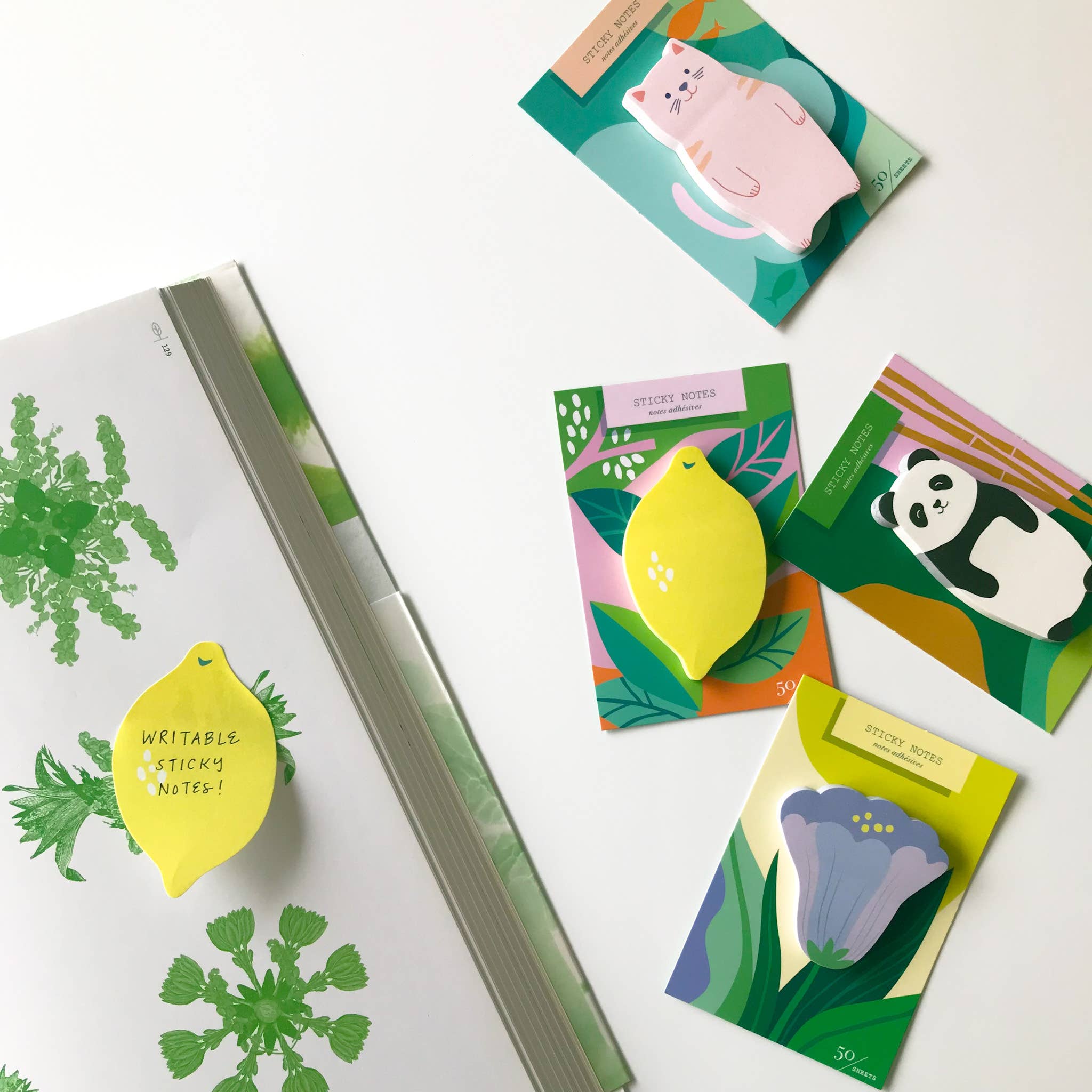 Panda Bear Die Cut Sticky Notes